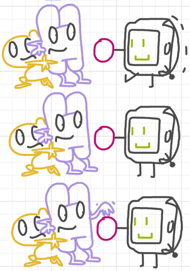 A panel from I've Been Everywhere, Man, episode nine of the Board Boards object show by Furretwalk/WalkingFurret.